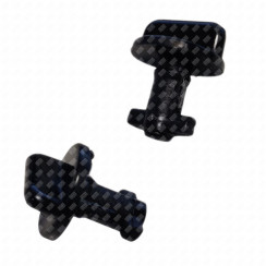 Set of 2 screw fittings for carbon filter bracket