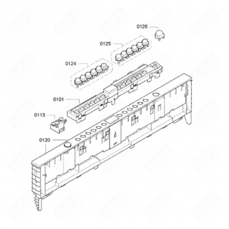 STRIP (MARK 0120) DISHWASHER - 00668505