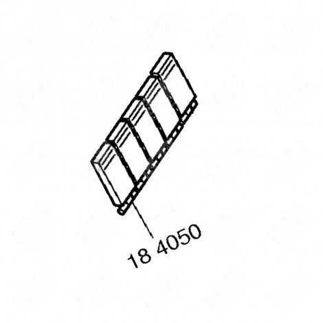 BUTTON (MARK 184050) DISHWASHER - 00184050