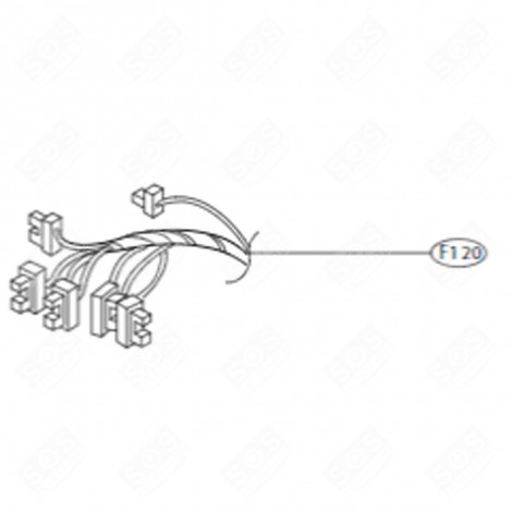 WIRING (F120) WASHING MACHINES - EAD62037037