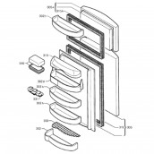 Original refrigerator door seal (marking 315)