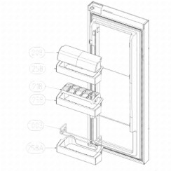 Bottle rack (ref. 258)