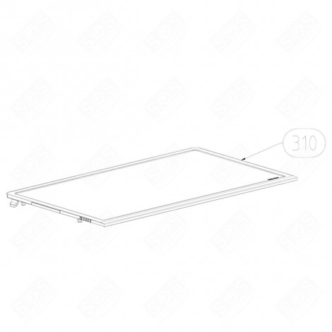 SHELF, RACK (MARKER 310) 722X424 MM REFRIGERATOR, FREEZER - 4397060100