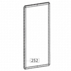 Door seal (fridge section) (ref. 252)