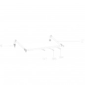 Rear supply hose (reference point 384)