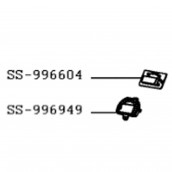 Electronic card support (reference SS-996949)