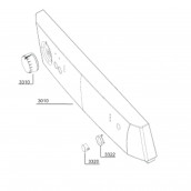 Reference strip (reference number 3010)