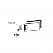 Closing spring of the evaporator (mark 138)