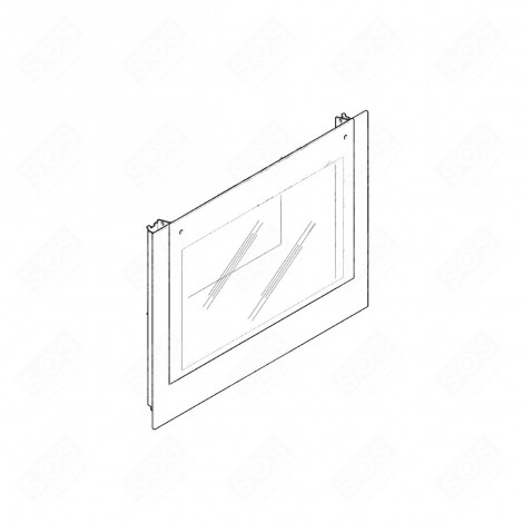 ORIGINAL FRONT GLASS GAS / ELECTRIC OVENS - 00478699