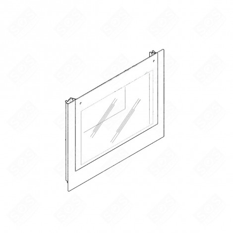 ORIGINAL FRONT GLASS GAS / ELECTRIC OVENS - 00478698