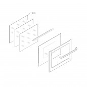 Inner glass door code 312c original
