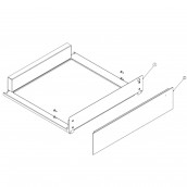Front panel drawer black (reference 2)