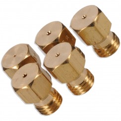 Gas bottle injector set