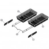 Left cutlery basket (mark 204)