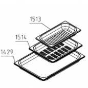 Steam tray 1/2x40 embossed (mark 1514)