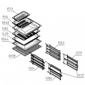 Full ext.60 right guide (reference 1503)