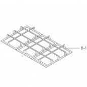 Flat bearing door (reference 11-1)