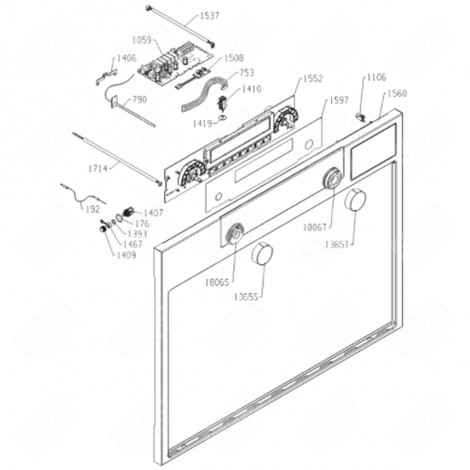 FRAME (MARK 1560) GAS / ELECTRIC OVENS - 719012