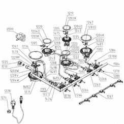 Candle (reference number 1203w)