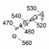 Lock with keys (reference 520)