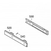 Telescopic rail (marking 520)