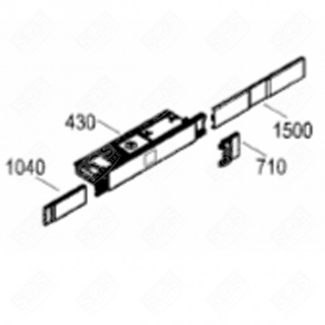 PROGRAMMED ELECTRONIC KIT (REFERENCE 430) REFRIGERATOR, FREEZER - 6141262