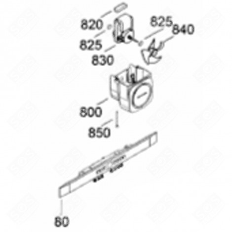 FRONT FACADE (MARK 80) REFRIGERATOR, FREEZER - 6115977