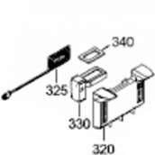 Evaporation elements (reference 340)