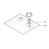 Glass-ceramic top mark 100