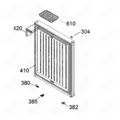 RING (MARKING 380) REFRIGERATOR, FREEZER - 7434534