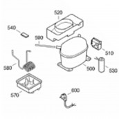 Evaporation tray (reference 520)