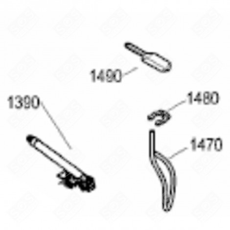 COMPLETE WATER SUPPLY COMBINATION (REFERENCE 1390) REFRIGERATOR, FREEZER - 9941154