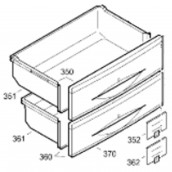 Drawer without facade (marking 351)