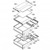Refrigerator drawer cooling compartment 0°C (mark 10810)