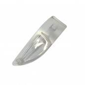 Transparent brush door