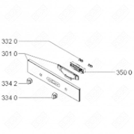 IX BUTTON (REFERENCE 3340) GAS / ELECTRIC OVENS - 481010371120