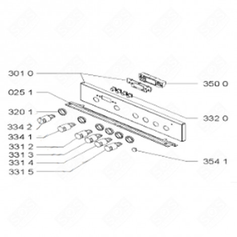 BUTTON GAS / ELECTRIC OVENS - 480121100272