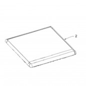 Top of lid (reference point 2)