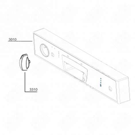 PANEL STRIP (REF. 3010) DISHWASHER - 1745980458