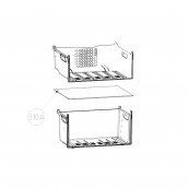 Glass shelf (ref. 310A)