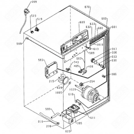 POMPE DE RELEVAGE TUMBLE DRYER - 489A02