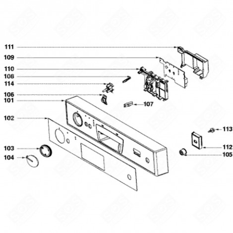 PANEL DECOR (MARK 102) DISHWASHER - 32X3137