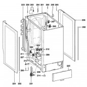 Power cord (mark 205)