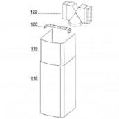 Chimney, lower Rep 118 hood