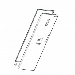 Door seal (fridge compartment)