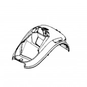 Half upper case black