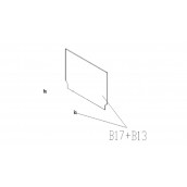 Inner glass (mark B17)