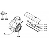 Complete fan (reference 209)