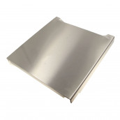 Original stainless steel door facade