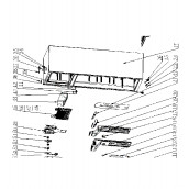 Bottom left Hinge (mark 24)